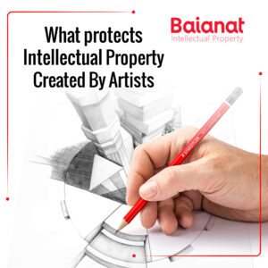 What protects intellectual property created by artists